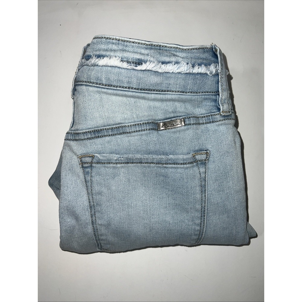 Kancan Jeans Women's Size 28 Skinny Distressed‎ Denim Light Washed Jeans